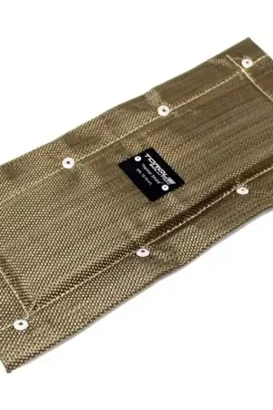 Place Order Torque Solution Exhaust Pipe + Cat Converter Titanium Thermal Heat Shield Blanket - 6x13in