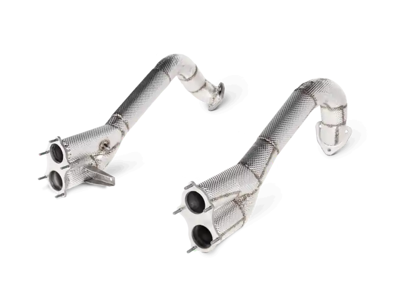 Worldwide Shipping Akrapovic Link Pipe Set Titanium (718 Cayman GT4 20+)