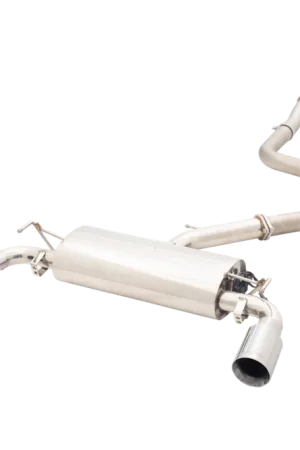 New Release XForce Non-Polished Stainless Steel 3" Cat Back System, VAREX Rear Muffler With Tips (i30 Fastback N 19+)