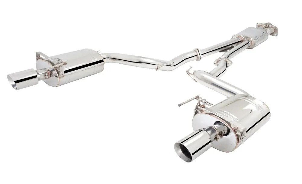 XForce Twin 2.5in Cat-Back Exhaust - Stainless (Mustang Fastback 15-21/GT 14-17) Fresh Stock
