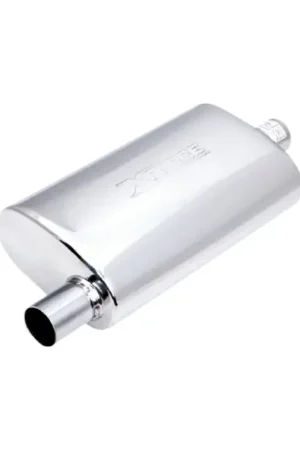 XForce Universal Muffler - 2.5in Inlet Centre Offset 4in x 8in Oval Resonator Trending