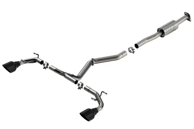 In Demand Borla Exhaust Atak Cat-Back Exhaust - Black Chrome Tips (BRZ 22-24/GR86 22-24)
