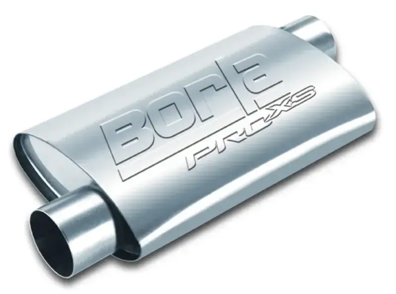 Borla Exhaust Borla Universal Pro-XS 3in Inlet//Outlet Offset/Offset 14x9 1/2 x 4 Muffler Bargain
