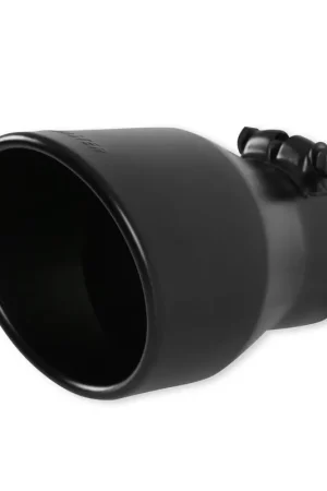 In Demand Flowmaster Exhaust Tip Exhaust Tip - 4.5-in. Black Angle Cut Fits 3.0-in. Tubing, 7.00-in Long - Clamp On