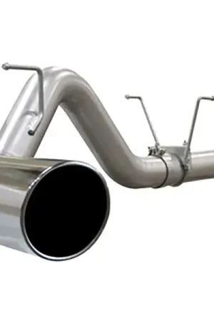 aFe Large Bore-HD 2.5" 409 Stainless Steel DPF-Back Exhaust System w/No Resonators (Grand Cherokee 14-16) Top Rated