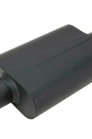 Proflow Muffler 2.50in Black Compact Flow Chamber II Centerinlet To 2.50in Center Outlet 9.75" x 13" x 4" body Warranty Included