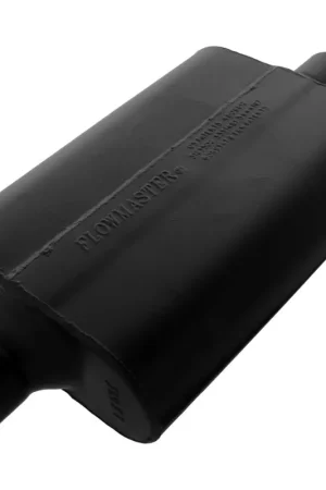 Luxury Flowmaster Super 44 Series Chambered Muffler Super 44 - 2.25 Center In / 2.25 Center Out - Aggressive Sound