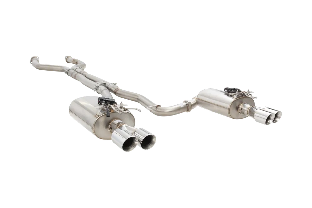 XForce Twin 3in Varex Cat Back Exhaust w/ Straight Pipe Center - 304 Stainless Steel (Commodore 06-17) Budget