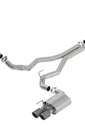 Borla Exhaust 3" Atak Catback Exhaust w/Valves - Carbon Fiber Black Tip (Mustang GT 5.0L 18+) Warranty Included