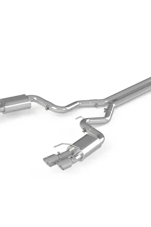 Fast Shipping MBRP 3" Cat Back with Quad 4" Dual Wall Tips Street Version (Mustang GT 18+) T304