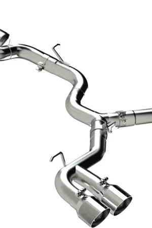 MBRP 3" Cat-Back Quad Split Rear Valve Delete (Golf R 22-24) - T304 Stainless Steel Instant Buy