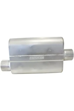 Aeroflow 3" Stainless Steel Offset/Center Muffler - L 13" x W 10" x H 4.25" Sale