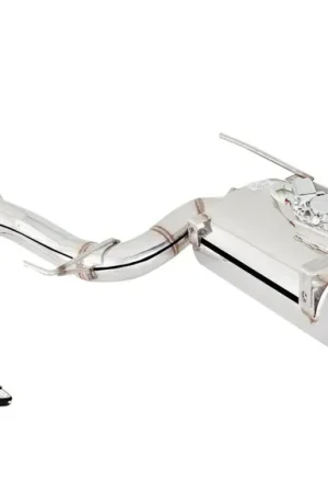 Direct From Factory XForce 3in Turbo-Back Exhaust w/Varex Rear Muffler - Stainless Steel (EVO 7-9 01-07)