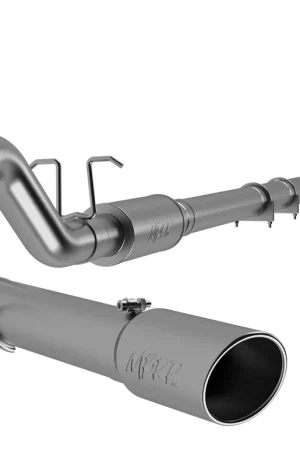 MBRP 4" Turbo Back, Single Side Exit (F-250/350 99-03) - Aluminized Steel - T304 Stainless Steel Tip Buy Online