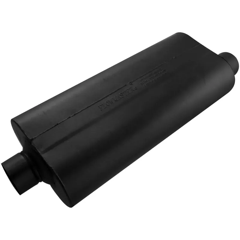 Flowmaster 70 Series Chambered Muffler 70 Series Stainless Steel - 3.00 Center In / 3.00 Offset Out - Mild Sound Fast Shipping