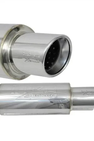 Instant Buy Injen 76MM Universal Muffler - 3" Inlet - Titanium Burnt Tip
