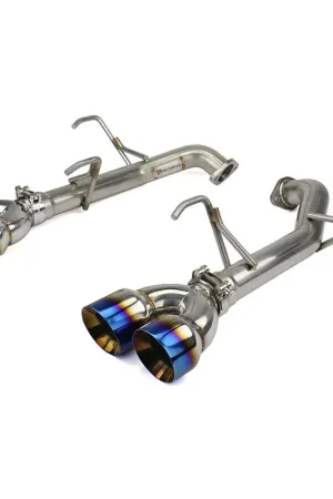 Hassle-Free Returns Faction Fab Axle Back Exhaust Burnt Tip (WRX/Sti 11-14)