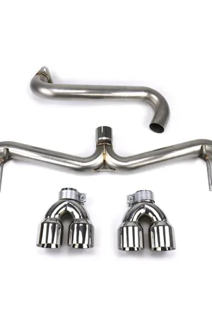 Certified Faction Fab Axle Back Exhaust Polished Tips (STi 08-14/WRX Hatch 11-14)