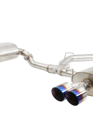 Viral XForce Cat Back Exhaust System with Burnt Blue Tips (WRX Sedan VB) - Burnt Blue Tips