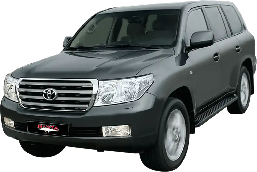 Today Only Manta Performance Dual 3in into Single 4in Turbo Back with Cat Aluminised Steel - Medium (Landcruiser VDJ200 07-15)