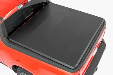 New Release Rough Country Soft Tri-Fold Bed Cover 4'6" Bed | Ford Maverick 2WD/4WD (2022-2026)