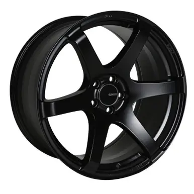 Enkei T6S 18x8.5 45mm Offset 5x100 Bolt Pattern 72.6 Bore Matte Black Wheel - 485-885-8045BK Place Order