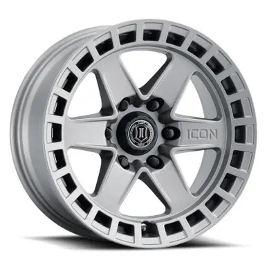 Buy Today ICON Raider 17x8.5 6x135 6mm Offset 5in BS Titanium Wheel - 3417856350TT