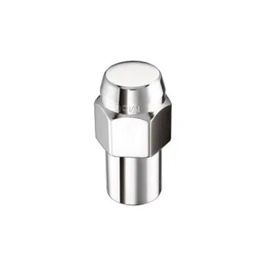 Authentic McGard Hex Lug Nut (Reg. Shank - .746in.) 1/2-20 / 13/16 Hex / 1.65in. Length (Box of 100) - Chrome - 69100