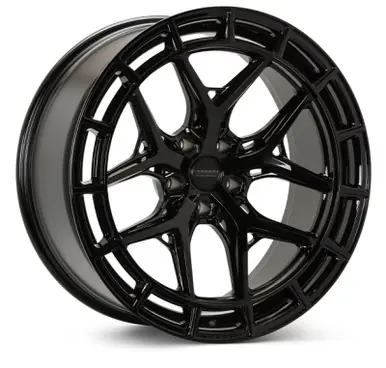 Fast Shipping Vossen HFX-1 22x9 - 5x114.3 - ET32 - Flat - 73.1 - Gloss Black Wheel - HFX1-2N40