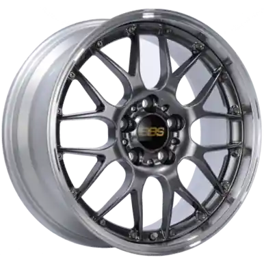 Weekend Sale BBS RS-GT 18x9 5x120 ET45 / 72.5 CB Diamond Black Center Diamond Cut Lip Wheel - RS946HDBPK