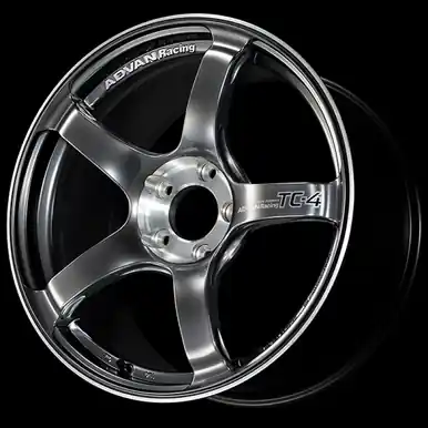 Latest Advan TC-4 SE 18x9.5 / +45 Offset / 5-100 / 63mm Bore / Racing Hyper Black & Diamond Cut - YADS8J45DHBF