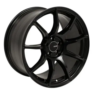 Bargain Enkei TS9 18x8.5 5x114.3 25mm Offset 72.6mm Bore Black - 492-885-6525BK