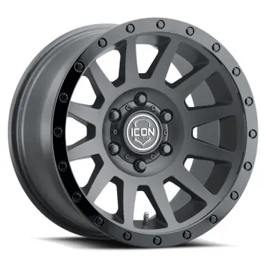ICON Compression 18x9 6x135 6mm Offset 5.25in BS 87.1mm Double Black Wheel - 2018906352DB Low Price