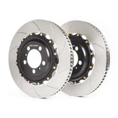 GiroDisc 2020 Subaru WRX (w/Brembo Calipers Performance Pkg) Slotted Rear Rotors - A2-095 Latest