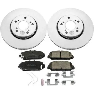 Free Delivery Power Stop 14-19 Acura RLX Front Z17 Evolution Geomet Coated Brake Kit - CRK6955