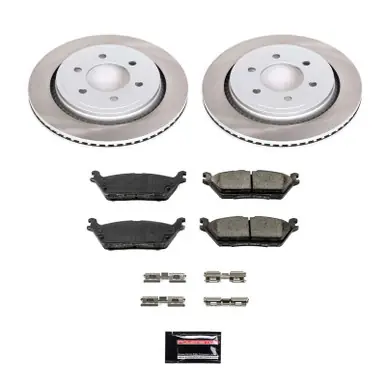 Power Stop 15-17 Ford F-150 Rear Semi-Coated Rotor Kit - SC6814 Clearance