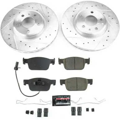 Bargain Power Stop 17-19 Audi A4 Front Z23 Evolution Sport Brake Kit - K7860