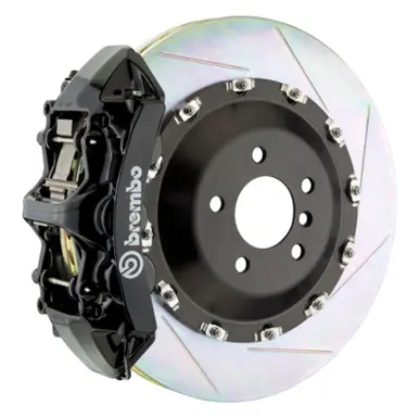 Brembo 08-14 C63 (Excl.-Black Series) Front GT BBK 6 Pist Cast 405x34 2pc Rotor Slotted Type1-Black - 1N2.9527A1 Limited Time