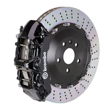 Special Discount Brembo 14-20 F-Type S (Excl RWD) Fr GT BBK 6Pist Cast 405x34 2pc Rotor Drilled-Black - 1N1.9541A1