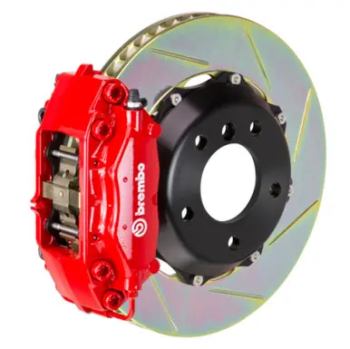 Brembo 00-02 CL500 Rear GT BBK 4 Piston Cast 2pc 328x28 2pc Rotor Slotted Type1-Red - 2C2.6004A2 Seasonal Sale