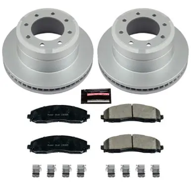 Grab Now Power Stop 12-19 Ford F-250 Super Duty Rear Z17 Evolution Geomet Coated Brake Kit - CRK6407