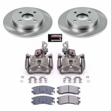 Buy Online Power Stop 96-98 Saturn SC1 Rear Autospecialty Brake Kit w/Calipers - KCOE5133