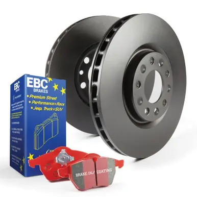 Budget EBC S12 Kits Redstuff Pads and RK Rotors - S12KF1294