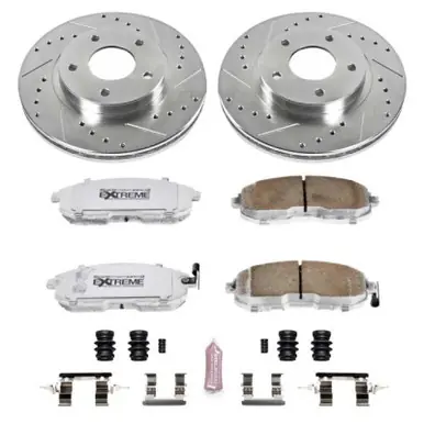 Budget Power Stop 00-01 Infiniti I30 Front Z26 Street Warrior Brake Kit - K2280-26