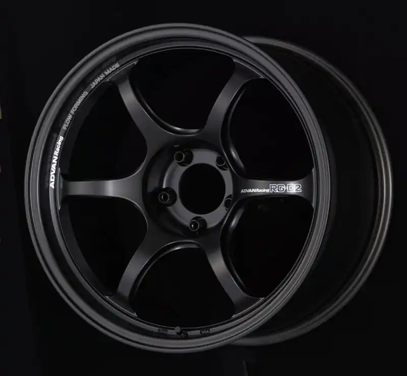 Trusted Brand Advan RG-D2 18x9.5 +35 5x114.3 Semi Gloss Black Wheel