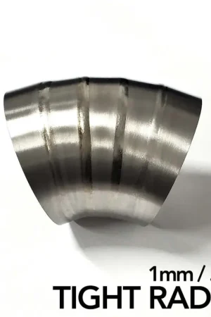 Ticon Industries 3.5in Dia 1D Tight Radius 90Deg Bend 1mm/.039in Pre Welded Titanium Pie Cut - 10pk Hot Picks