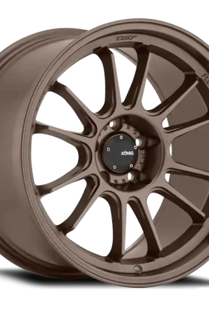 High Quality Konig Hypergram 17X10 4X100 ET43 Race Bronze Flow Formed