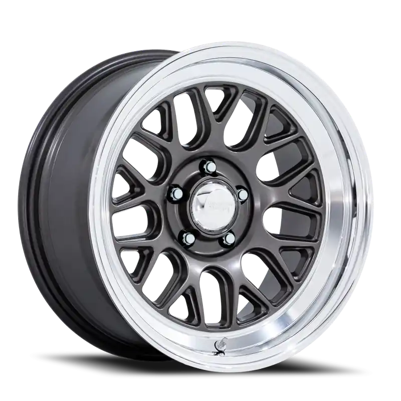 American Racing VN516 G-Force AD 18x10 +25 5x114.3mm 72.56mm Matte Anthracite Diamond Cut Lip Authentic