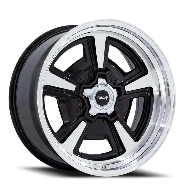 American Racing Marauder BD 20x8.5 +6 5x120.65mm 72.56mm Gloss Black Machined-Diamond Cut Lip Flash Sale