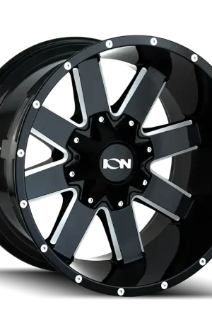 Warranty Included Ion 141 Gloss Black Milled 18x9 5x127/5x139.7 0mm 87.1mm